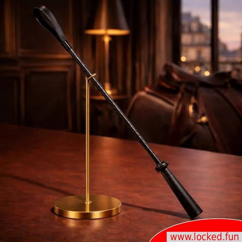Cravache BDSM en noir pour les débutants et les pros