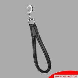 Laisse de guidage courte en cuir pour bondage