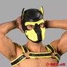 Masque noir/jaune Bad Puppy en néoprène