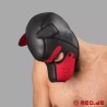 Masque noir/rouge Bad mas en néoprène