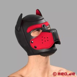 Masque noir/rouge Bad mas en néoprène