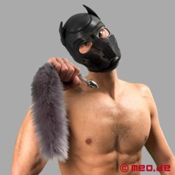 Cosplay & Human Pup Play argentée