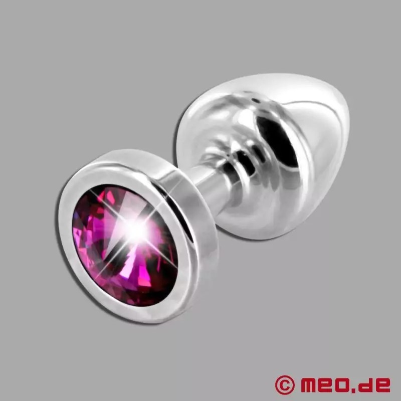 Plug anal de luxe à cristal - Améthyste Star