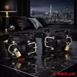 Menottes chevilles en cuir - SAN FRANCISCO