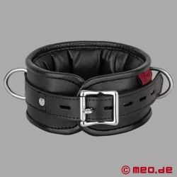 Collier de cuir BDSM Amsterdam noir
