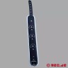 Collier en cuir – noir/blanc - Amsterdam