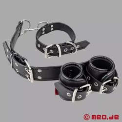 Harnais dorsal bondage en cuir