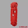 Corde de bondage rouge en coton