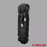 Corde de bondage noire en coton