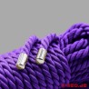 Corde de bondage violette en coton
