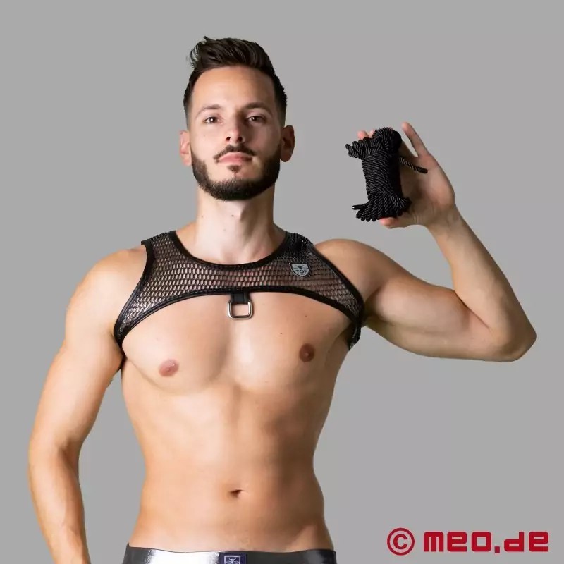 Corde de bondage Deluxe en noir