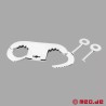 Menottes de pouce en acier inox