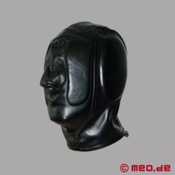 Cagoule en cuir "Deprivation"