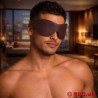 Masque occultant en cuir De Luxe