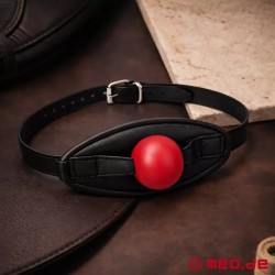 Masque buccal avec un bâillon à balle rouge