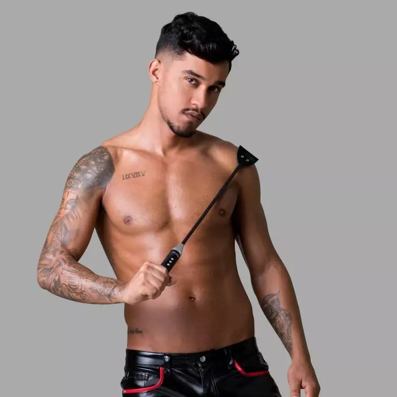 Cravache BDSM - E-Stim Crop de Dr. Sado