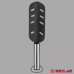 Paddle BDSM en acier inoxydable et cuir - HurtMe