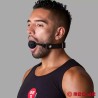 Bâillon à balle en cuir de chèvre et silicone Faubourg