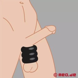 Ballstretcher et cockring en silicone SkaterBoyz