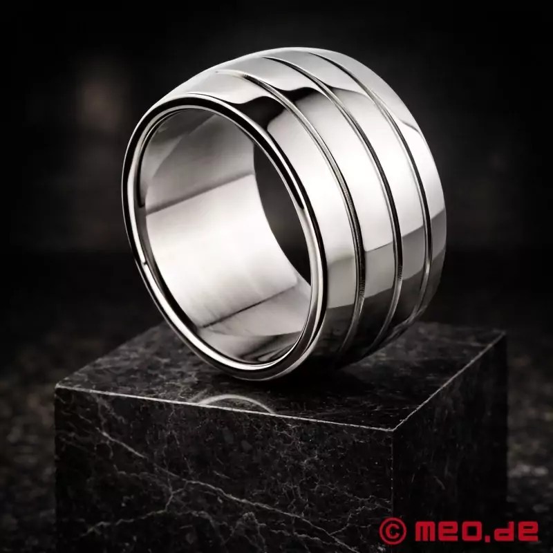 Cockring luxueux en acier inoxydable EnduranceRing