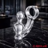 Cockring avec plug anal AssLock™ ClearFantasy