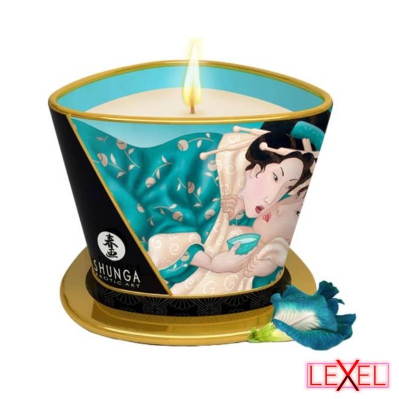 SHUNGA - Bougie de massage fleurs des îles