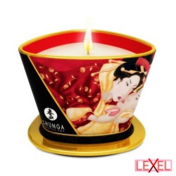 SHUNGA - Bougie de massage fraise et cava