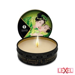 SHUNGA - mini bougie de massage thé vert