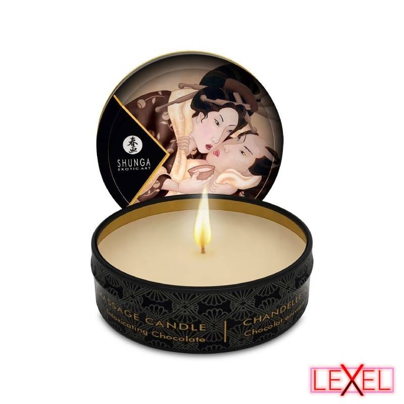 SHUNGA - mini bougie de massage chocolat
