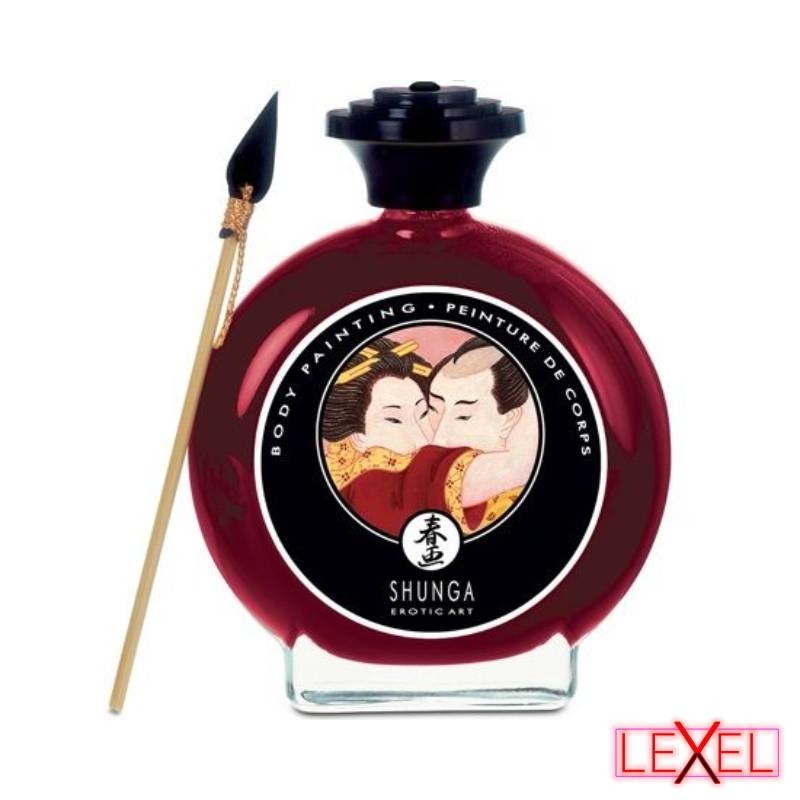 Peinture sur corps Fraise Cava - Shunga