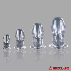 Plug creux transparent Deviant Hole