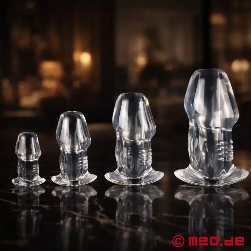 Plug creux transparent Deviant Hole