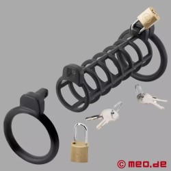 Double cage de chasteté
