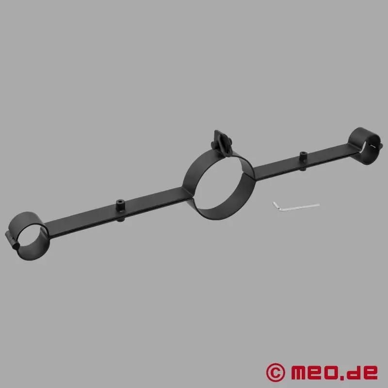 Pilori avec collier et menottes en métal HardLine