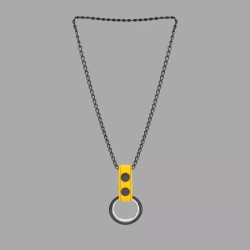 Collier avec cockring - Bijou kinky fetish