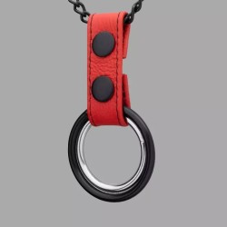 Collier avec cockring - Bijou kinky fetish