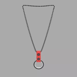 Collier avec cockring - Bijou kinky fetish