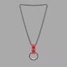 Collier avec cockring - Bijou kinky fetish