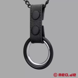 Collier avec cockring - Bijou kinky fetish