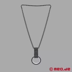 Collier avec cockring - Bijou kinky fetish