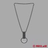 Collier avec cockring - Bijou kinky fetish
