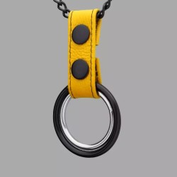 Collier avec cockring - Bijou kinky fetish