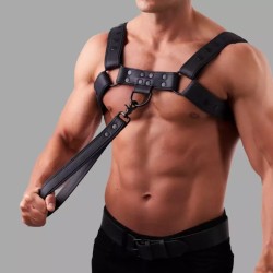 Laisse courte en cuir - BDSM