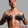 Gants en cuir avec pointes Dr. Sado