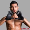 Gants en cuir avec pointes Dr. Sado