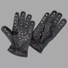 Gants BDSM en cuir avec pointes