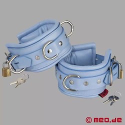 Menottes chevilles en cuir verrouillables Malibu