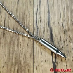 Chaîne de cou cartouche avec un compartiment secret