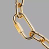 Collier doré BDSM en chaîne - Ruthénium