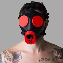 Masque fétiche - rouge MEO-XTRM